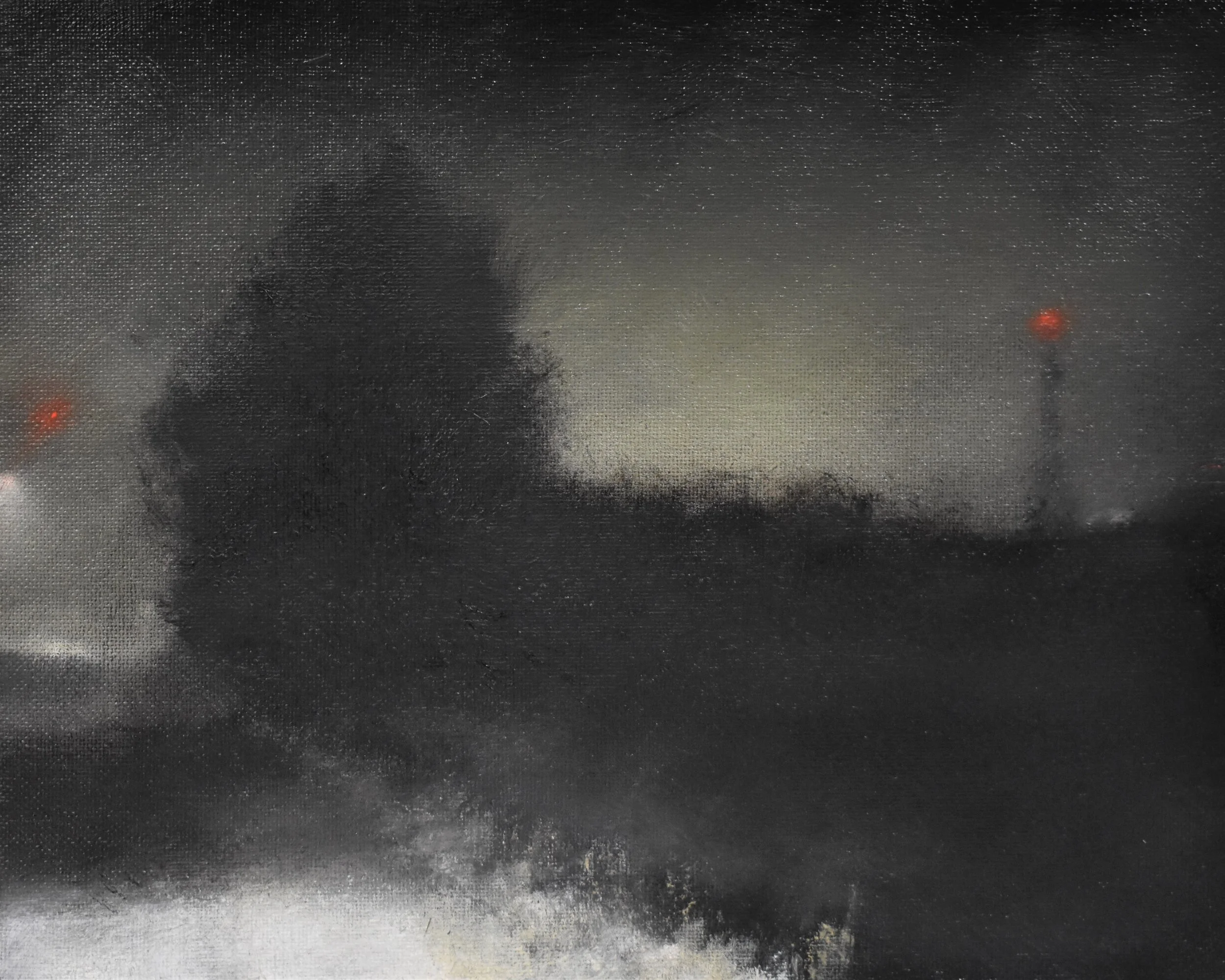 Untitled (Late Entry), 8" x 10", oil on canvas board, 2019