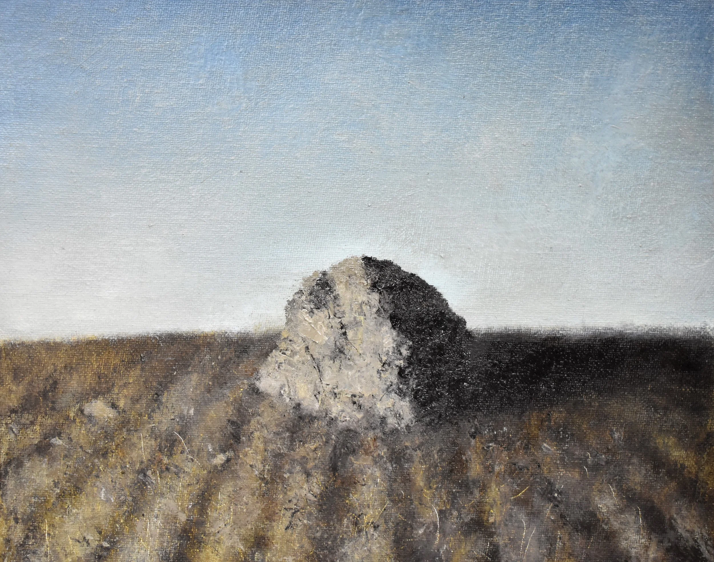 Untitled (Erratic), 8" x 10", oil on canvas board, 2019