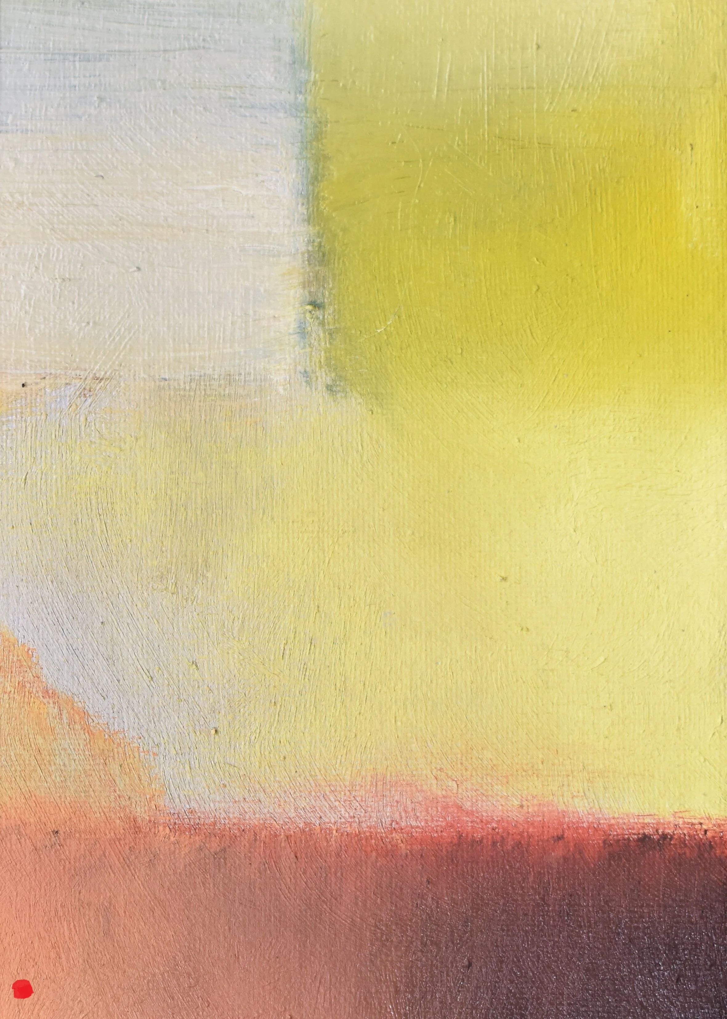 Untitled (Interior II), 5' x 7', oil on canvas board, 2019