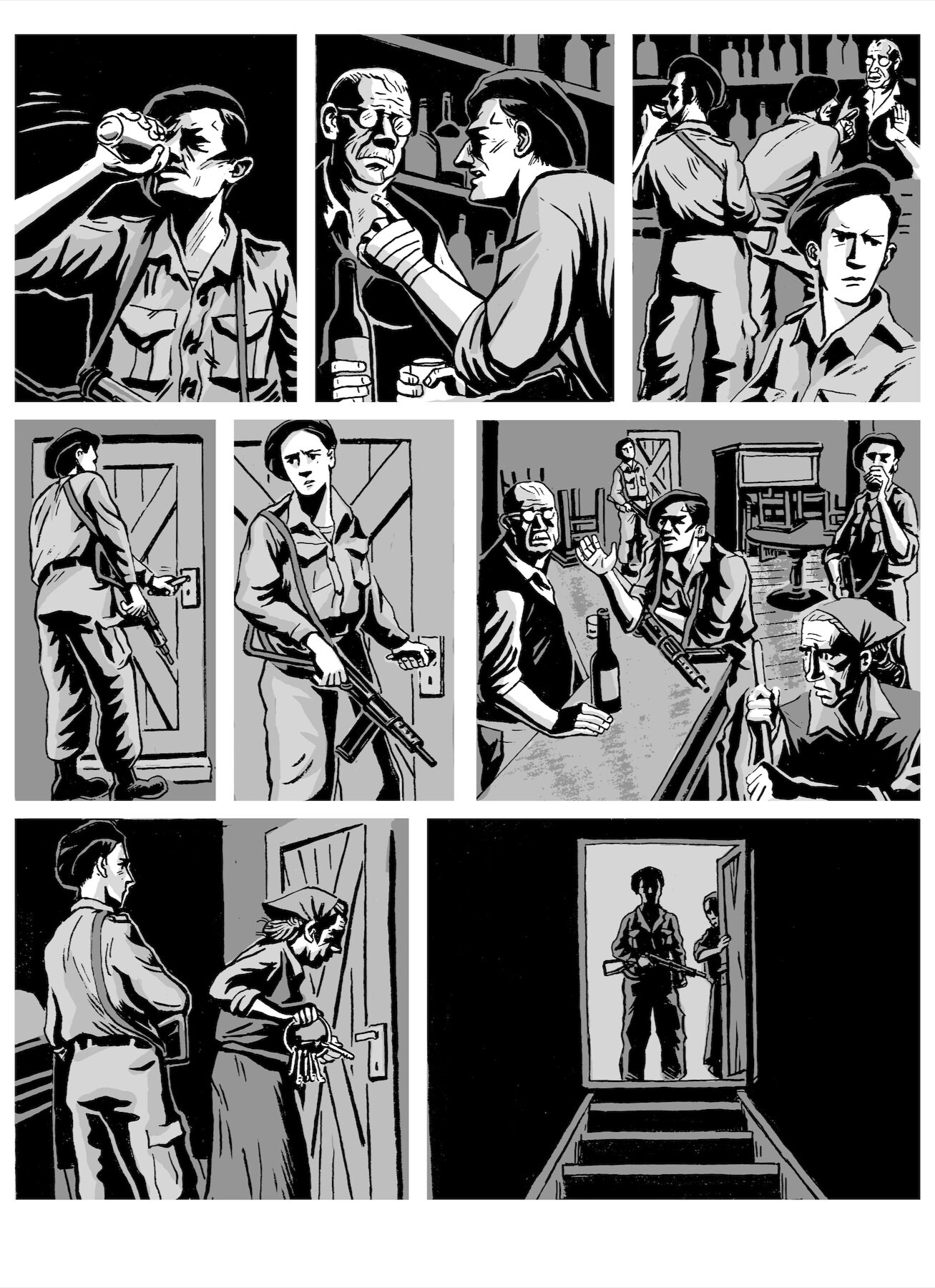 The Raftsmen, Firefly Books 2018,  Comic Book Page