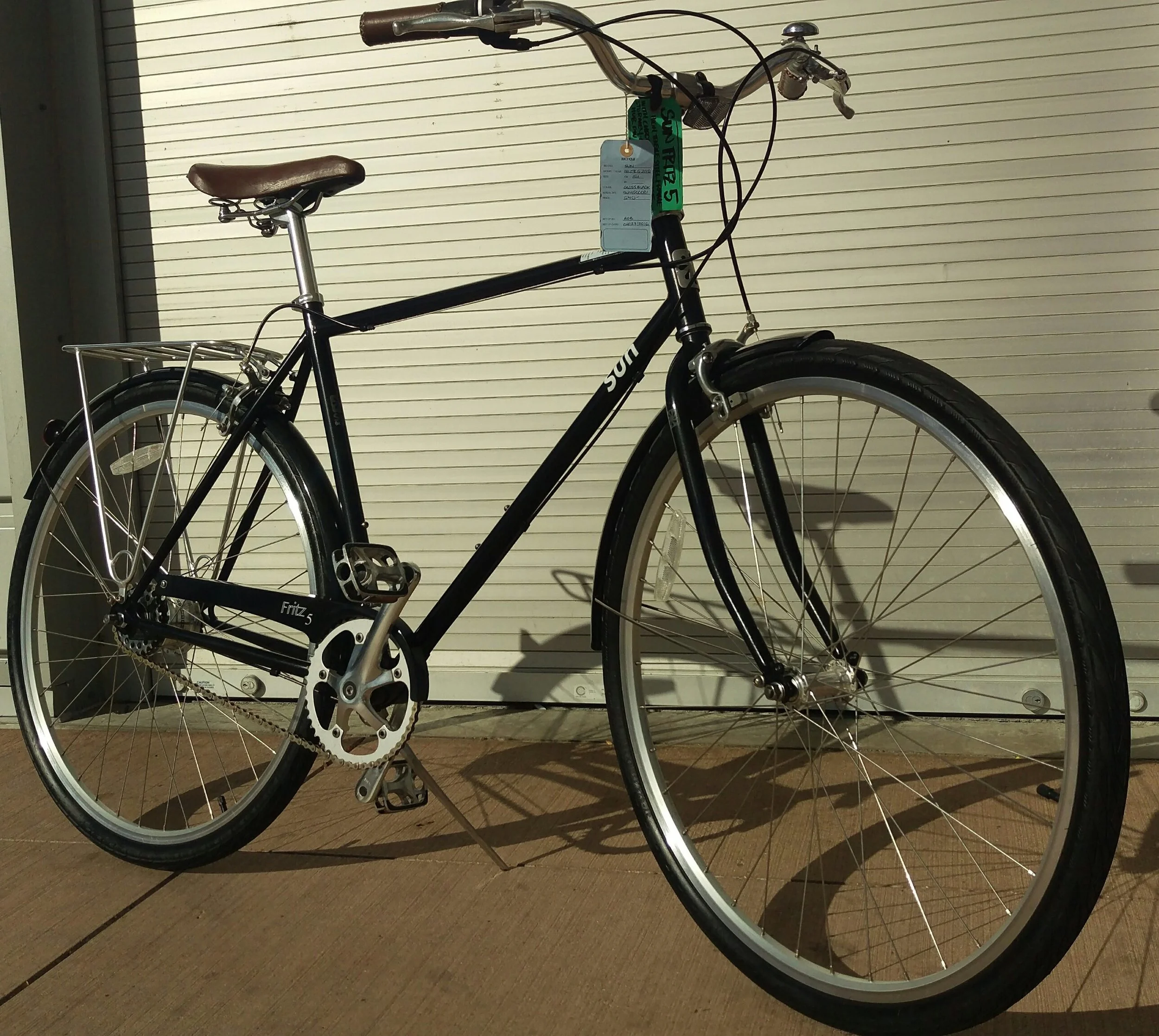 2016 Sun Fritz 5 - $490 (Reg. $540) - High tensile steel frame with chromoly triangle. Sturmey Archer 5 sp. internal hub. Fenders and rear rack included.