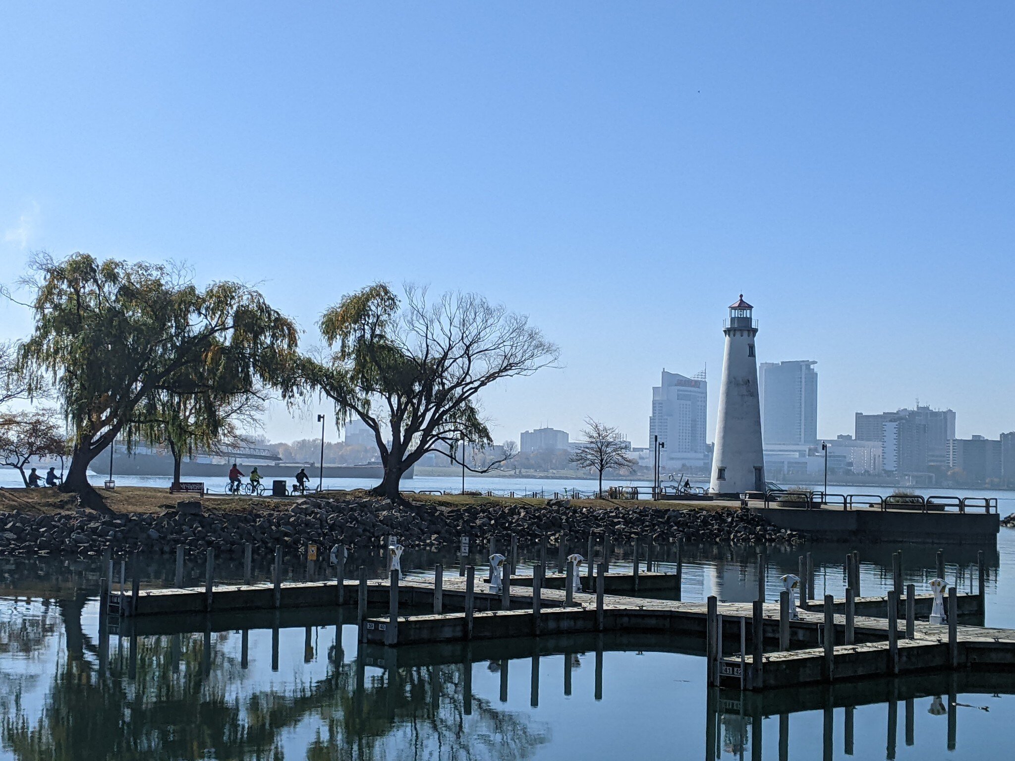 Any group tour booked for an April or May weekday will receive 50 bucks off the base price. Book it, Danno! #wheelhousetours #exploredetroit #bikedetroit #tourdetroit #visitdetroit @millikenstatepark @detroitriverfront #bookemdanno