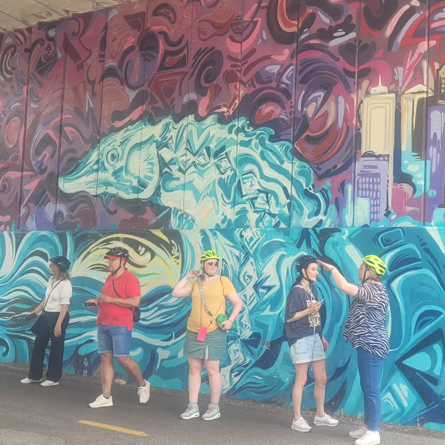 We got a few spots open on Saturday's #publicartbicycletour #bikedetroit #exploredetroit #wheelhousetours #detroitart #muralsofdetroit #dequindrecut @detroitriverfront @visitdetroit @threeonethird