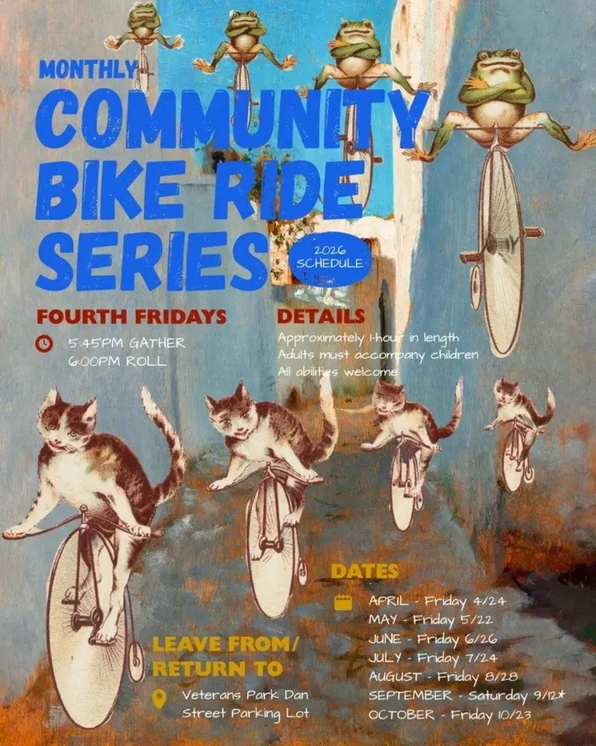 This Friday is the first Hamtramck Community Bike Ride of the season! Register in advance for a complimentary bike rental courtesy of @hamtramckparks! #bikedetroit #bikehamtramck #earthweek