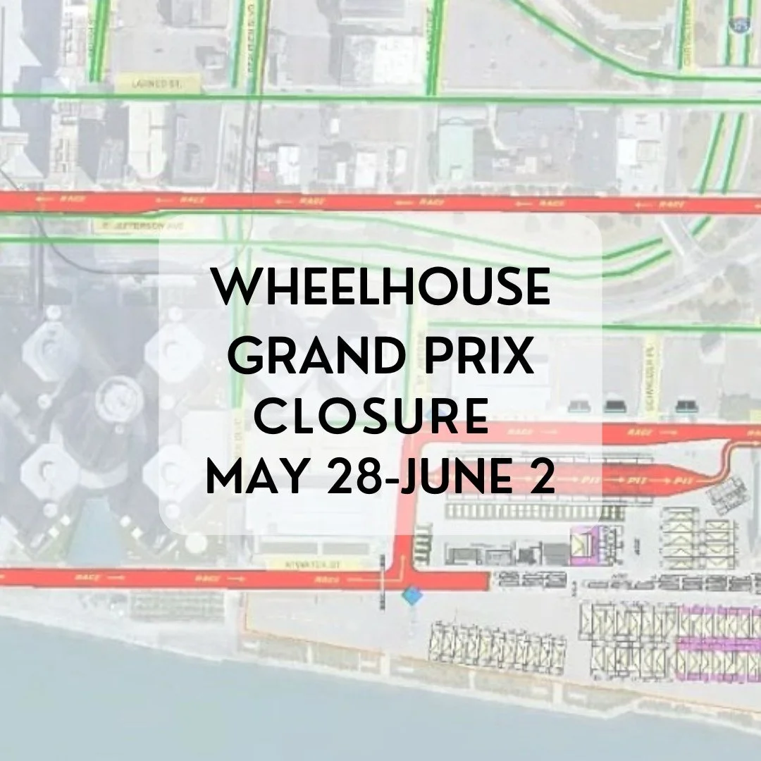 Just a reminder that we are closed due to the @detroitgp until next Wednesday. If you need to reach us to book a group rental, private tour, delivery/pickup, or special order, please reach out to info@wheelhousedetroit.com. #sorryweareclosed #wishwew