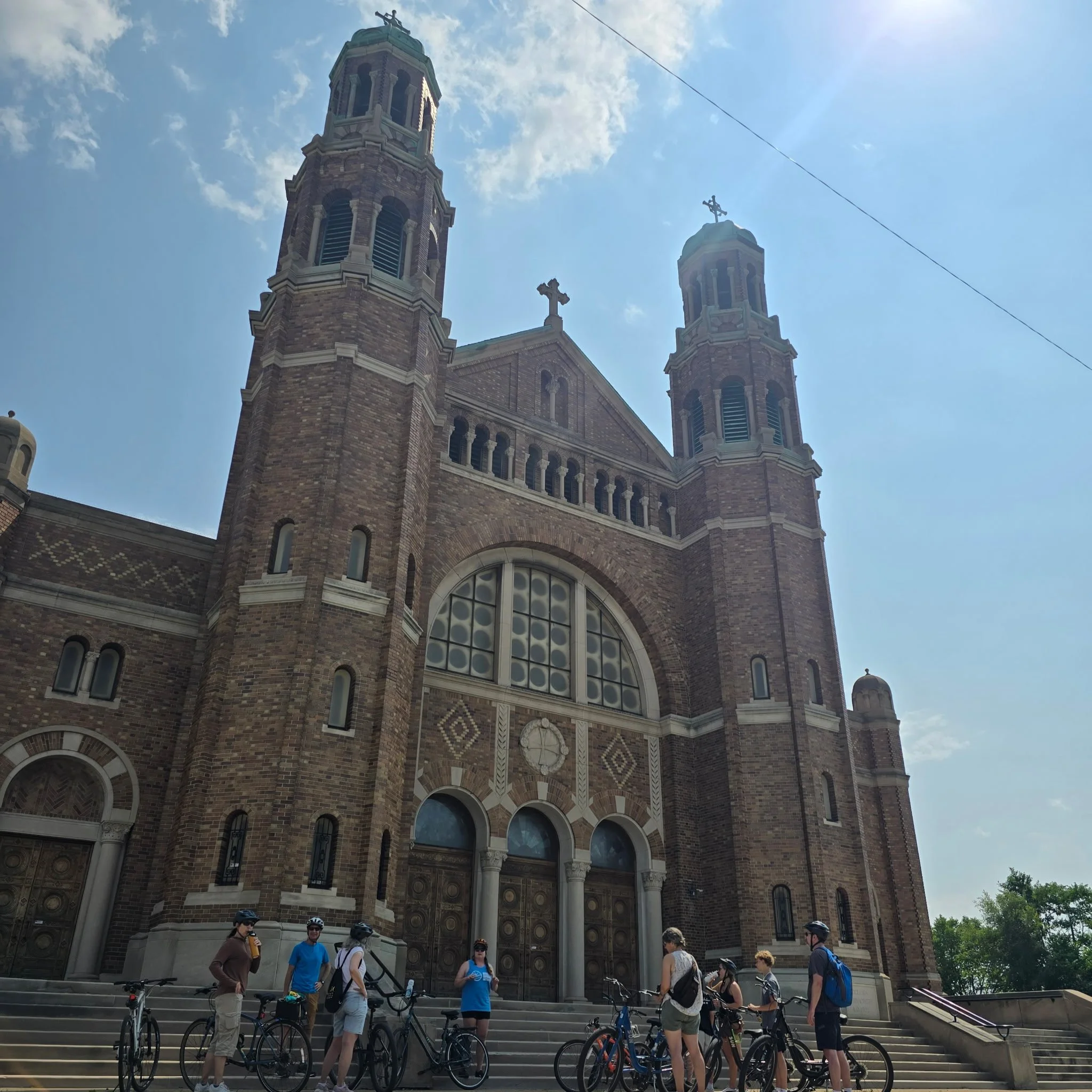 One of the best weekends of the Detroit summer is Sweetest Heart of Mary Pierogi Fest. Before stopping for pierogi and polka, our Poletown Tour winds through the neighborhood looking at churches, urban farms, and discussing many decisions over decade