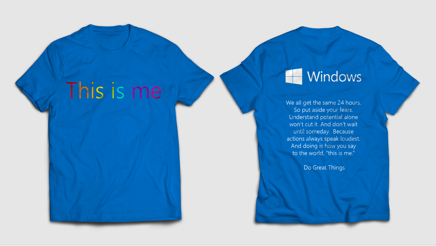 microsoft windows t shirt