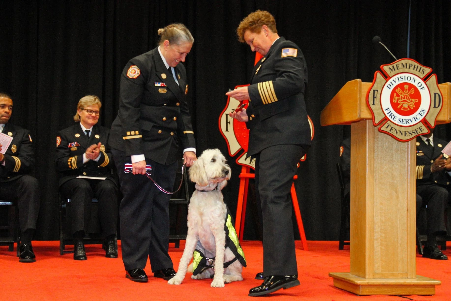 Wilson pinned in TN Fire Department Ceremony