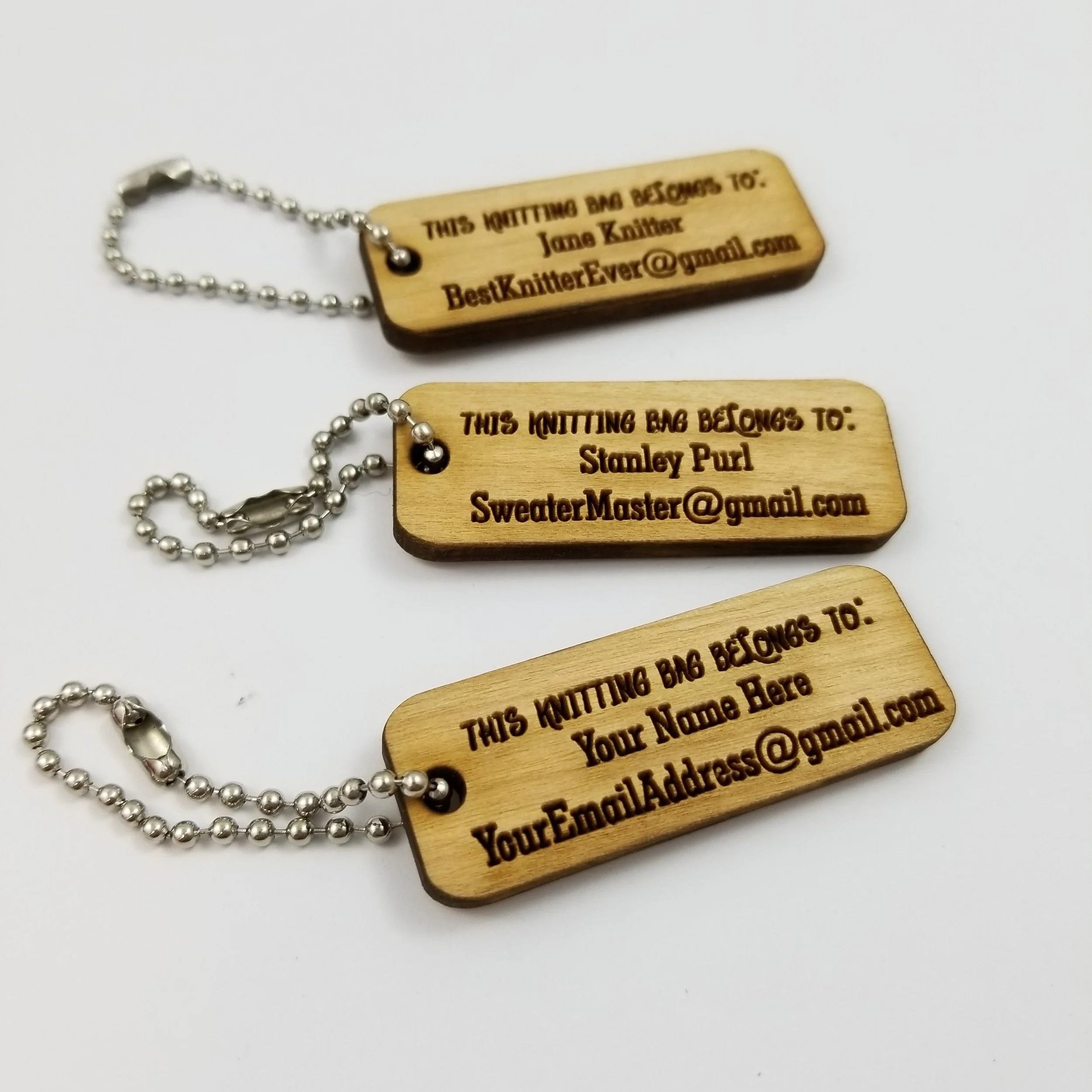 Knitting Bag ID Tags — katrinkles