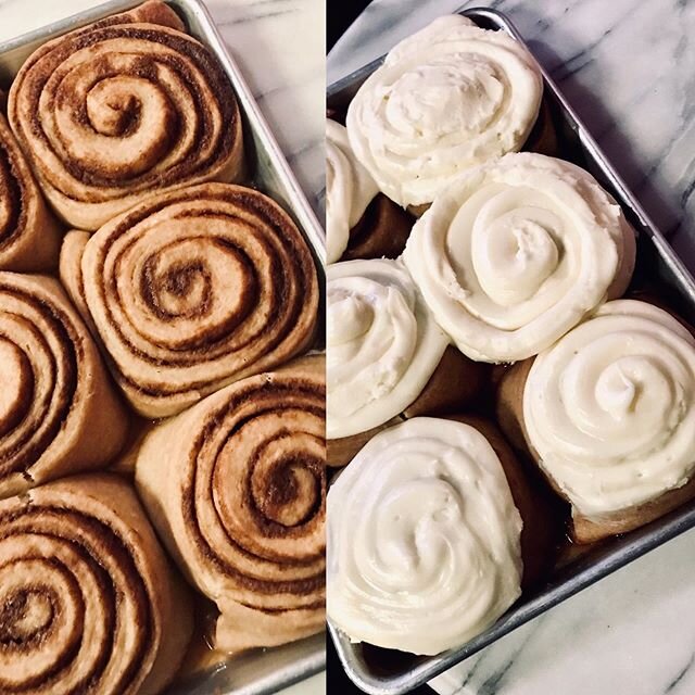 Our baker is baking up some &ldquo;Monday Morning Deliciousness&rdquo;. Open til 4pm.  #lgcafe #bakery #coffee #freshcinnamonrolls #neighborhoodcafe