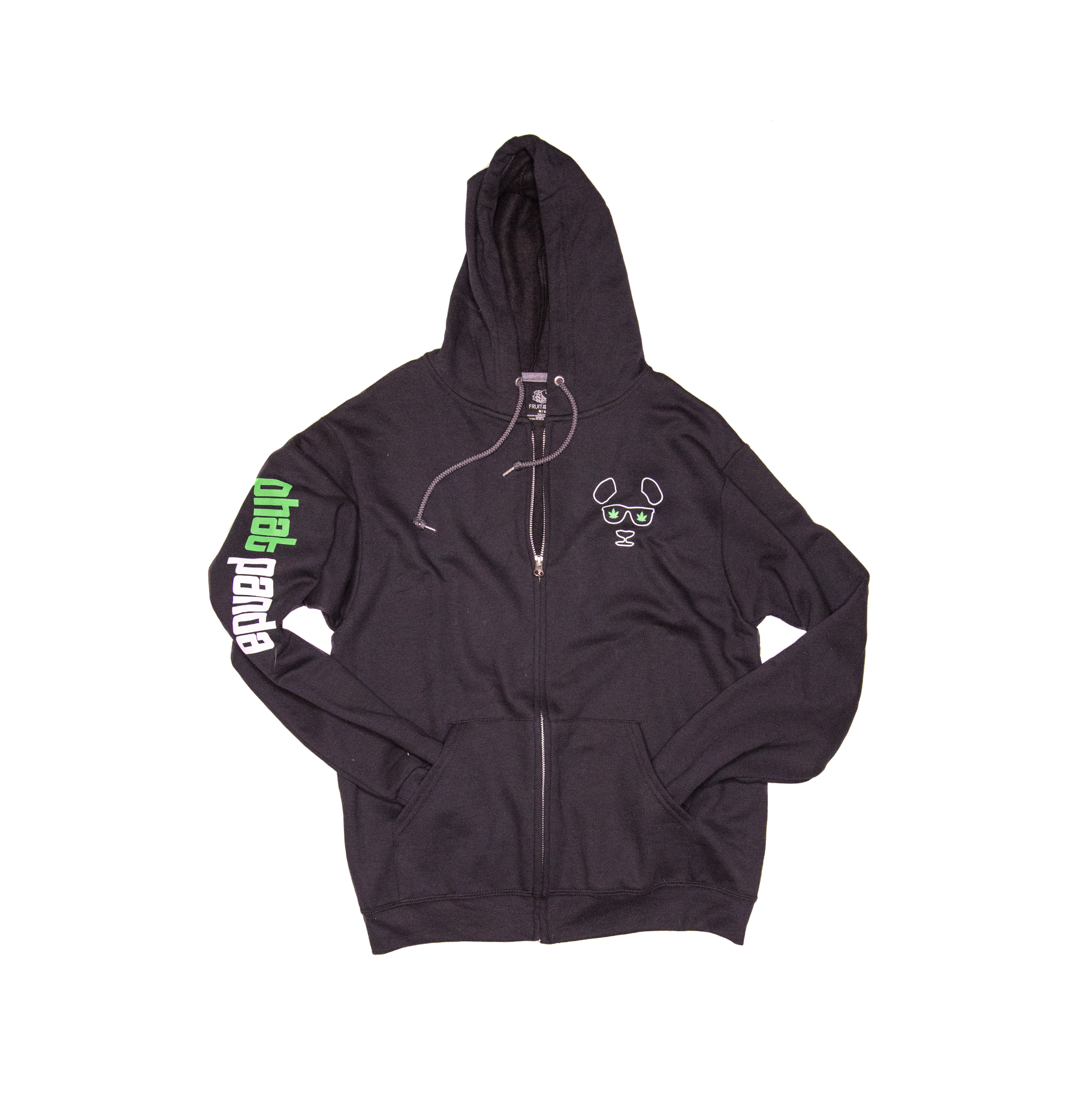 panda zip up hoodie