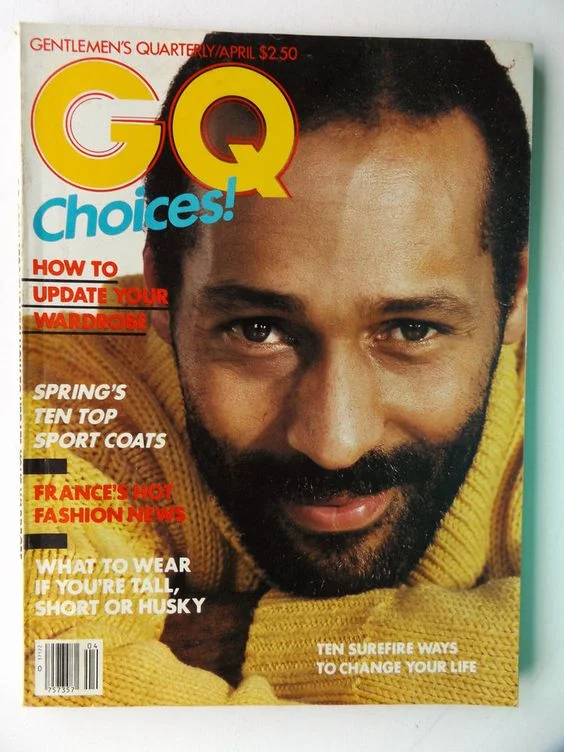 Star power: Reluctant Immigrants teacher Rashid Silvera – the first African-American man to appear on a GQ cover (April 1983)