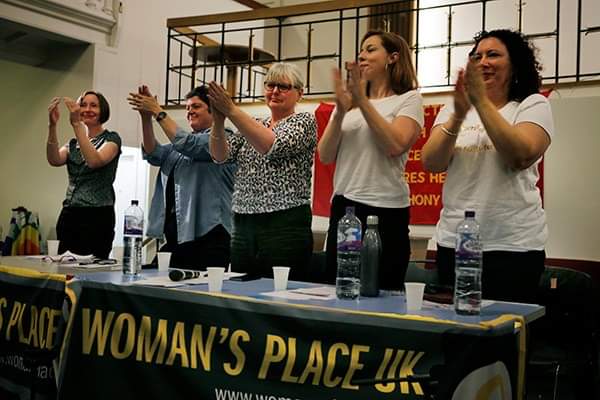 The panel at the 22nd Woman’s Place UK meeting (London, 20th May 2019). Photo by: Pam Isherwood.