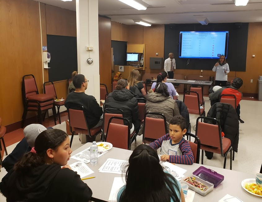  March 19, 2019, Quincy Roberts from Office of Fair Housing and Equity spoke to parents about his department and all housing issues. 