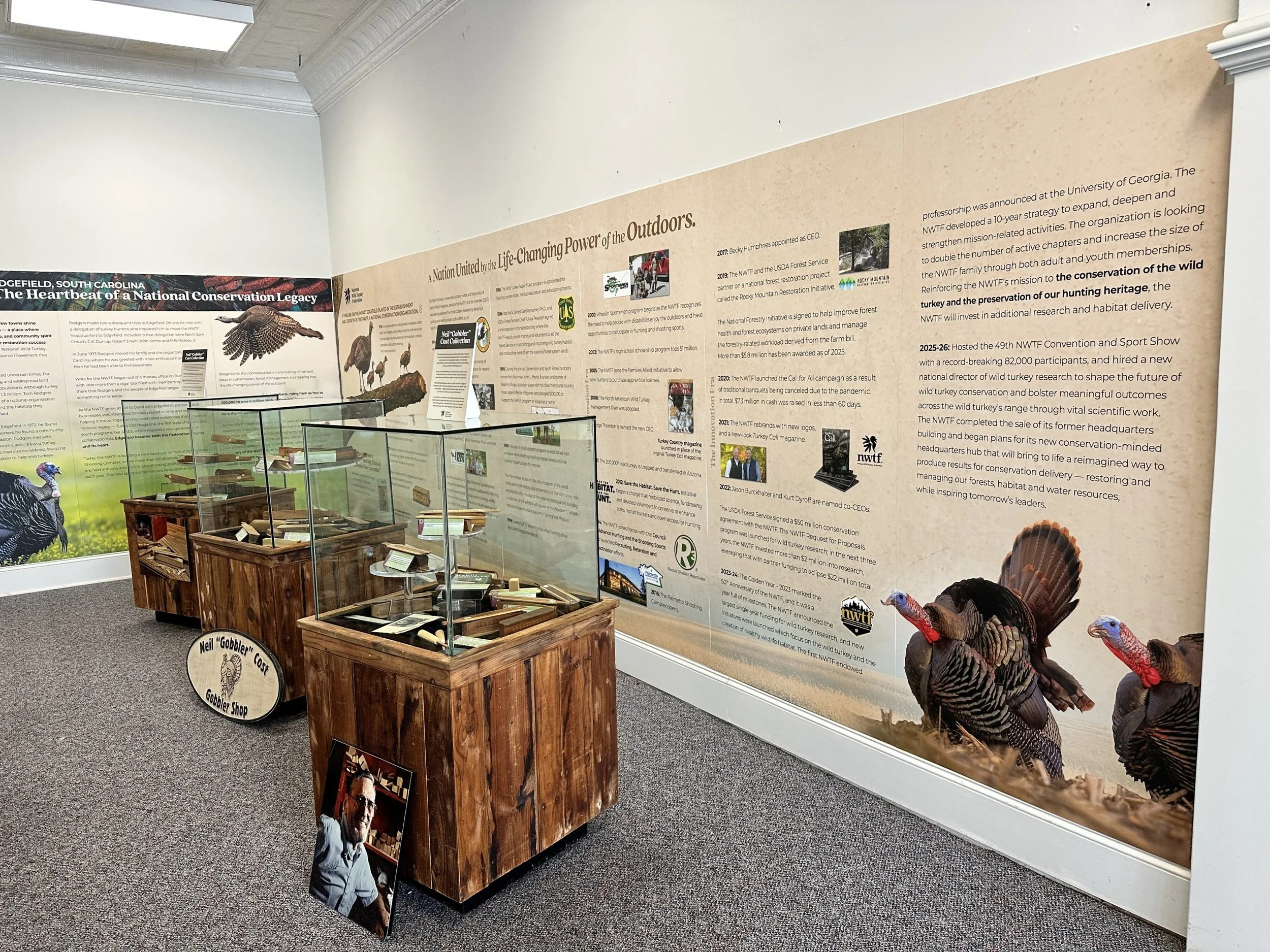 National Wild Turkey Federation launchs a  new look at conservation history in Edgefield