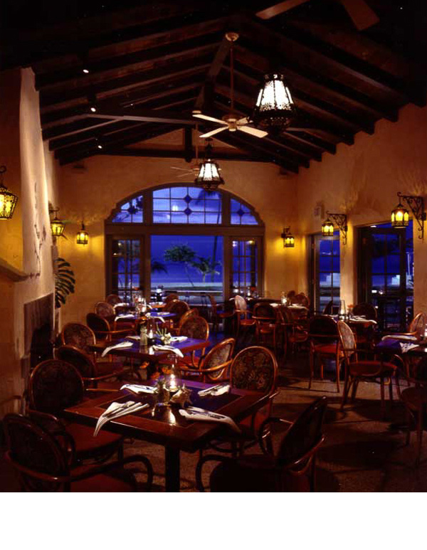  Ceiling beams were scorched with torches before renovation began.&nbsp; 