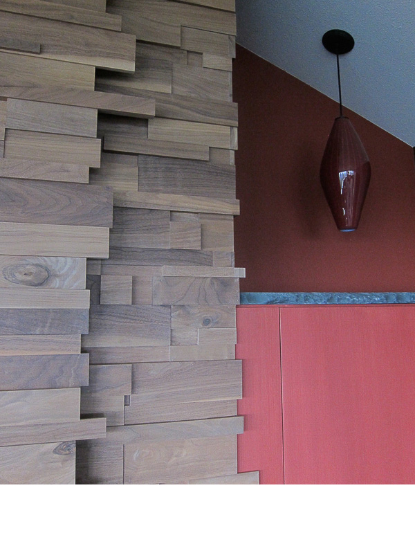  This detail shows the front of the tv wall door and wall face. 