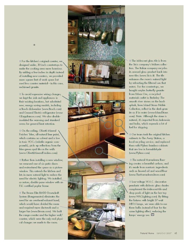 How to green a kitchen Natural Homes O Hefferman pg 2.jpg