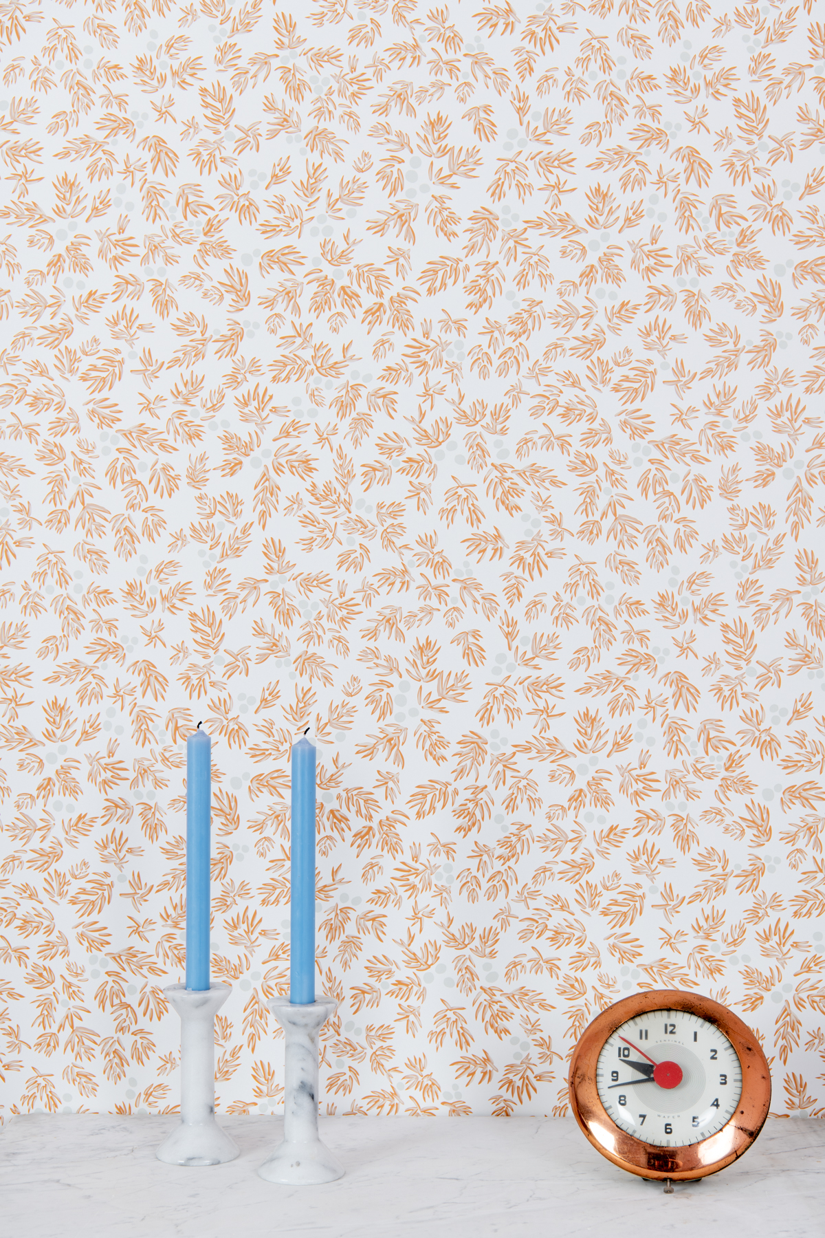 Kate Golding Juniper (Winter) wallpaper // Modern wallcoverings and interior decor.
