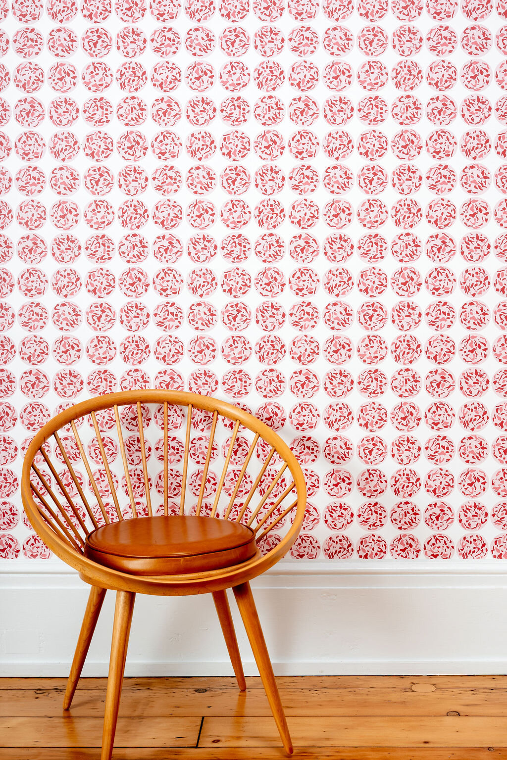 Kate Golding Charcuterie wallpaper // Modern wallcoverings and interior decor.
