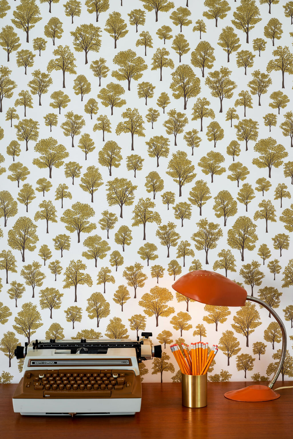 Kate Golding Woodland Walk wallpaper // Modern wallcoverings and interior decor.