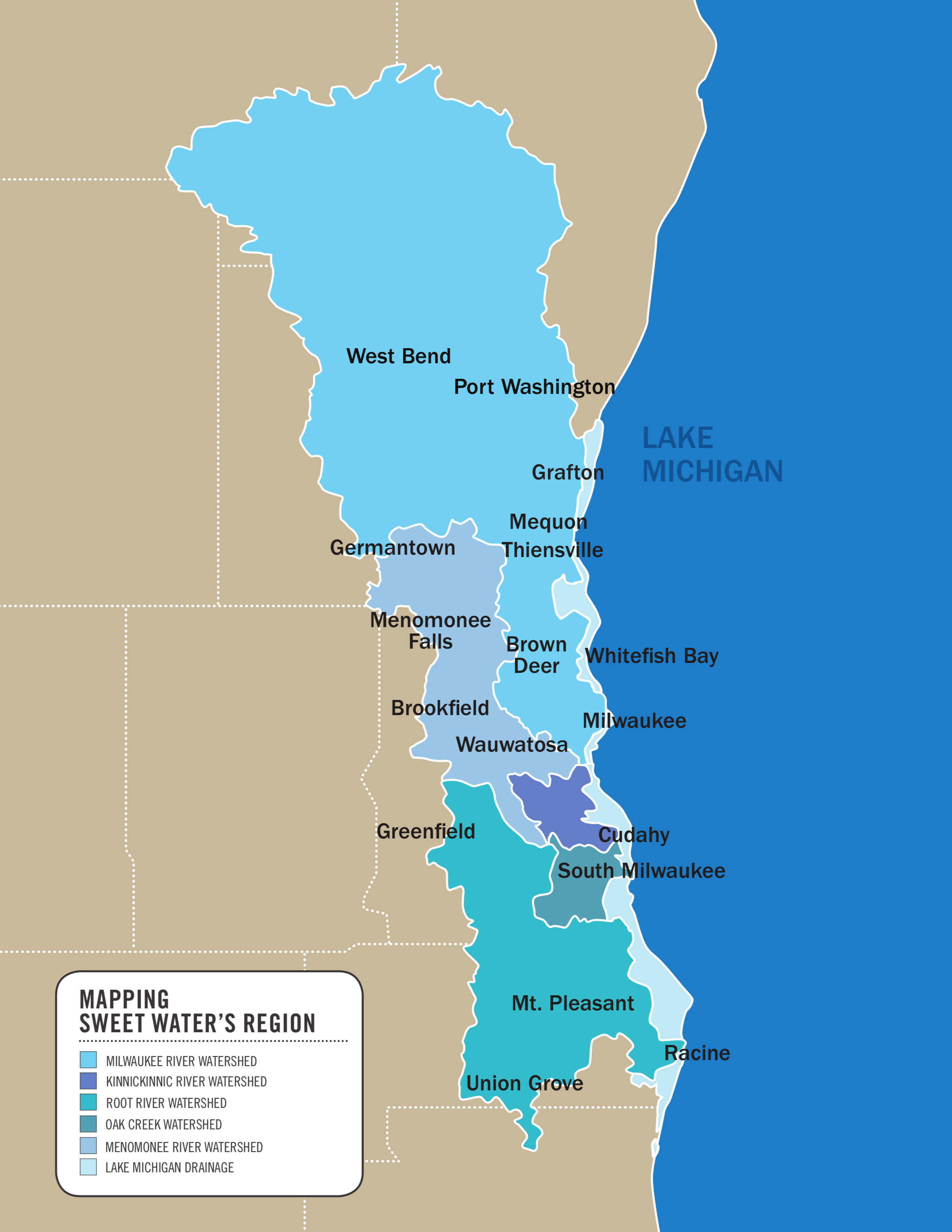 Mapping Sweet Water's Region