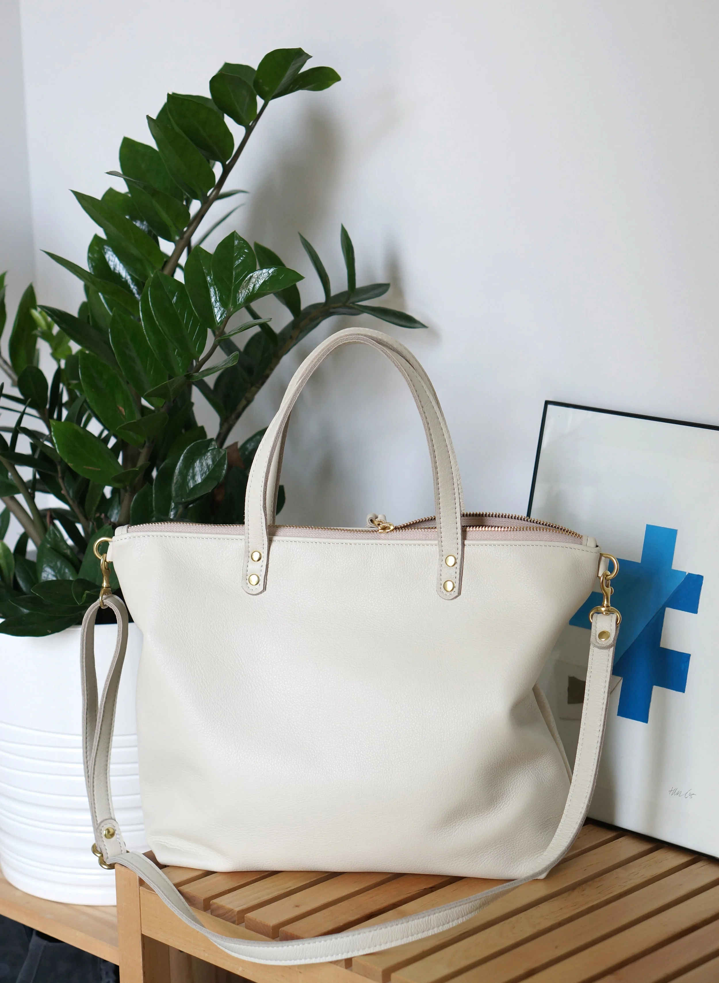 Cream Day Bag