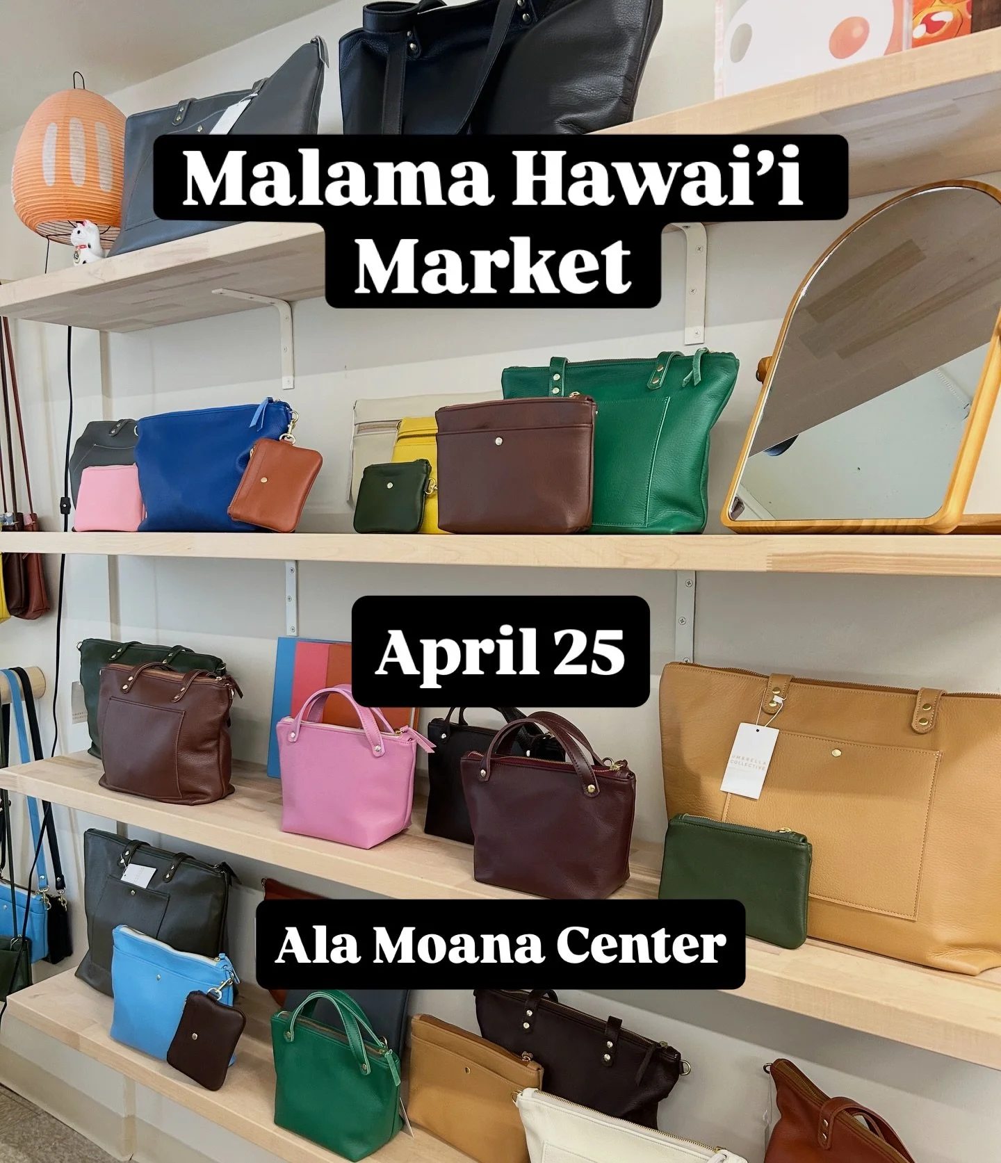 I&rsquo;ll be popping up @malamahawaiimarket next week Saturday, at Ala Moana Center! 

I&rsquo;m in restock mode right now as my shelves are looking a little bare 😅 Stay tuned for what I will be bringing with me! 

Hope to see you there!

Malama Ha