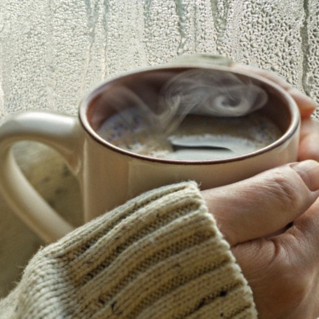 Nothing better on a crisp fall day than a warm cuppa. 
