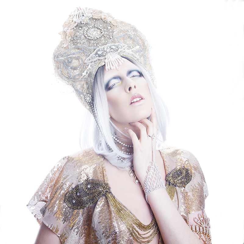 Self portrait - headdress by Creations by Liv Free