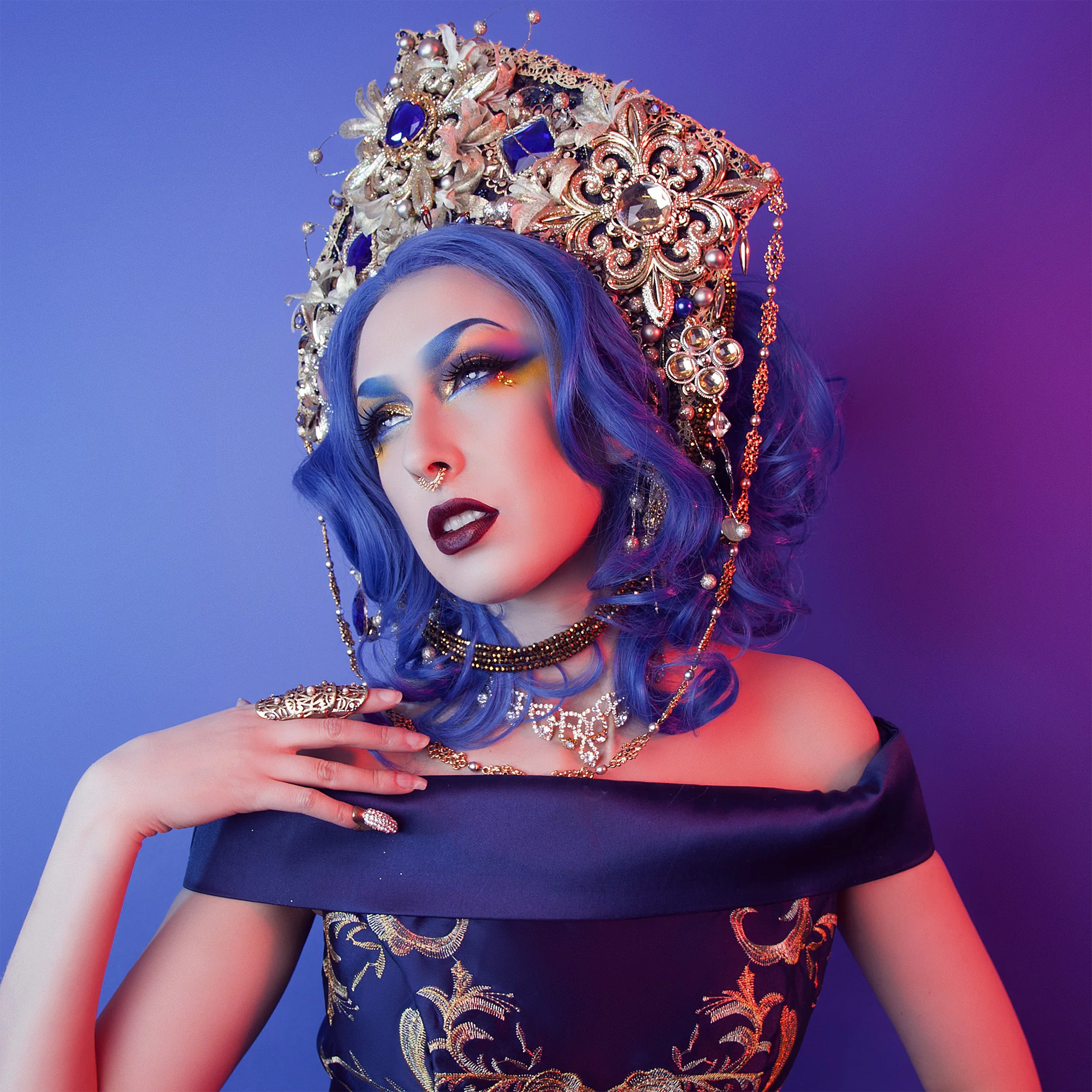 Self portrait - headdress by Creations by Liv Free