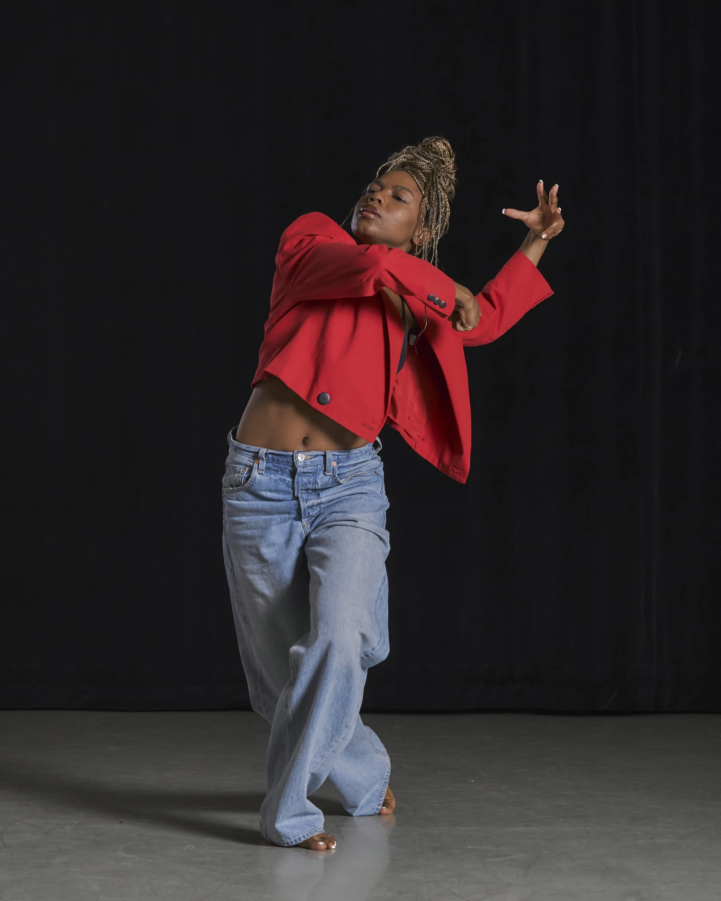 2024 McKnight Dancer Fellow Tumelo Khupe dancing