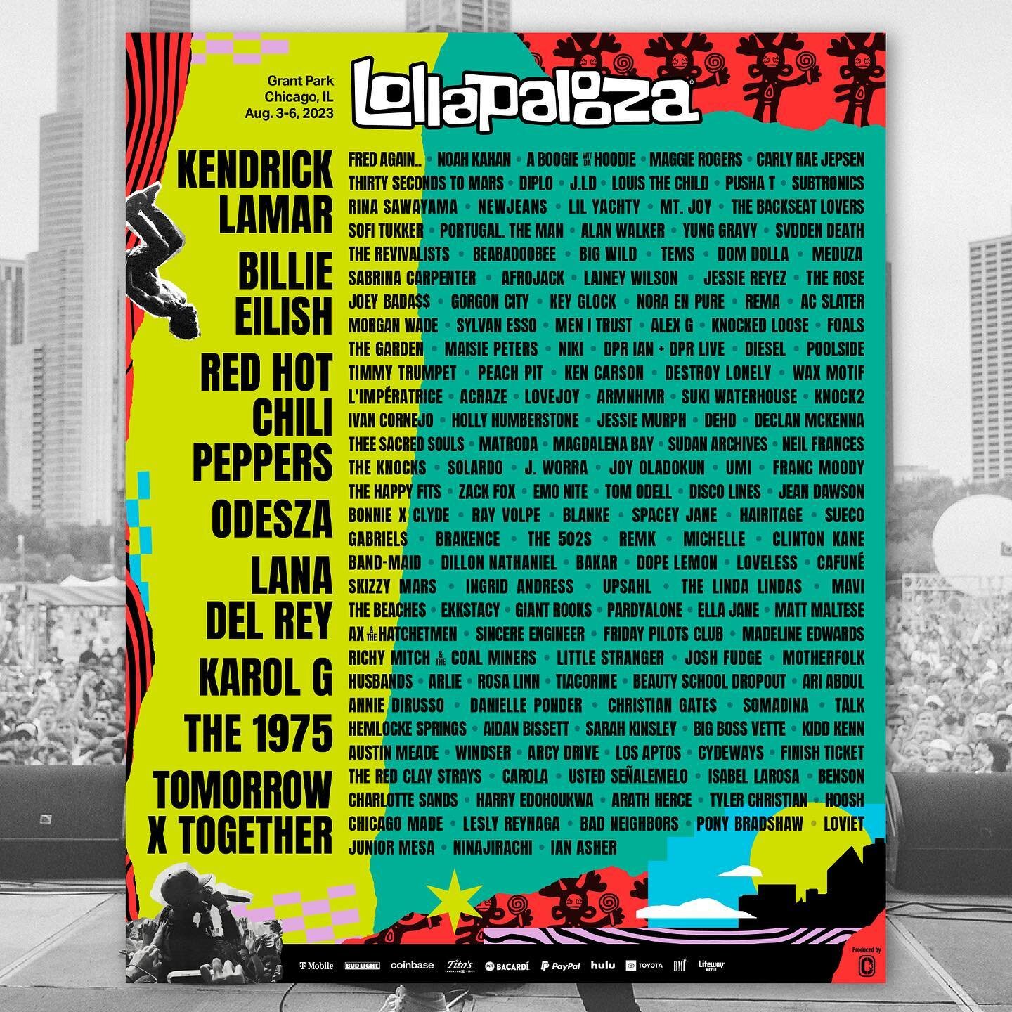 Husbands, Ax and the Hatchetmen and Motherfolk will return to Chicago this summer for Lollapalooza!