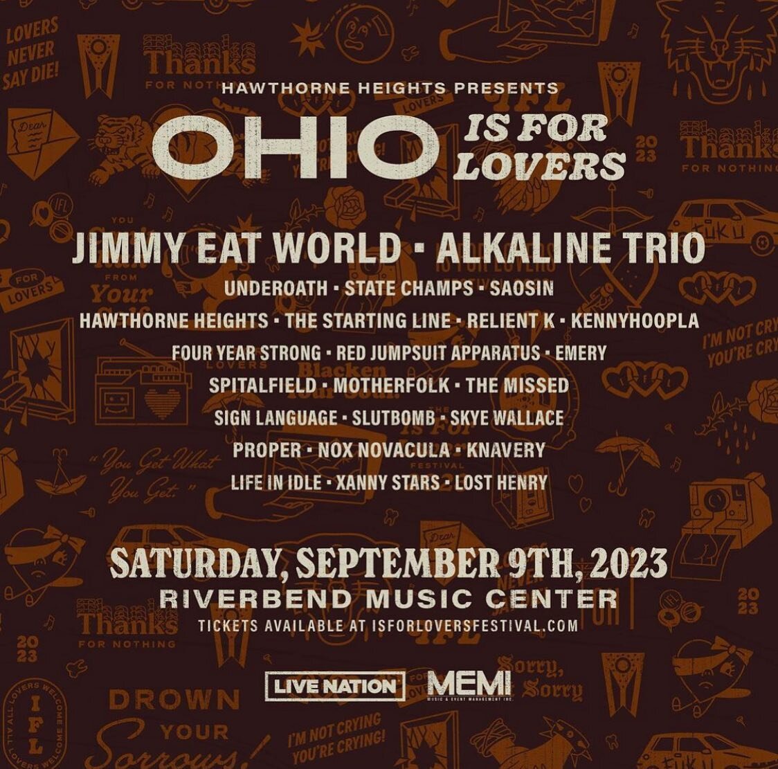 Motherfolk will be at Ohio @isforloversfestival this year!
