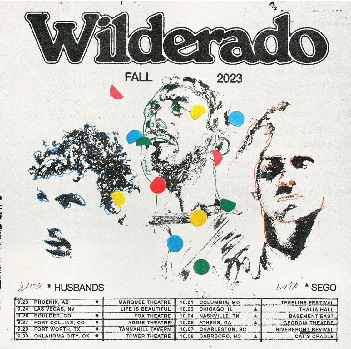 @husbandsokc are joining up with Wilderado again for some shows this September.