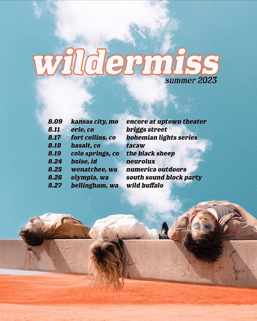 Wildermiss summer tour dates have arrived!