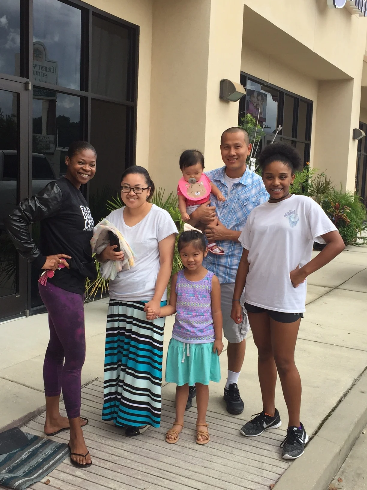 A family we were able to help.