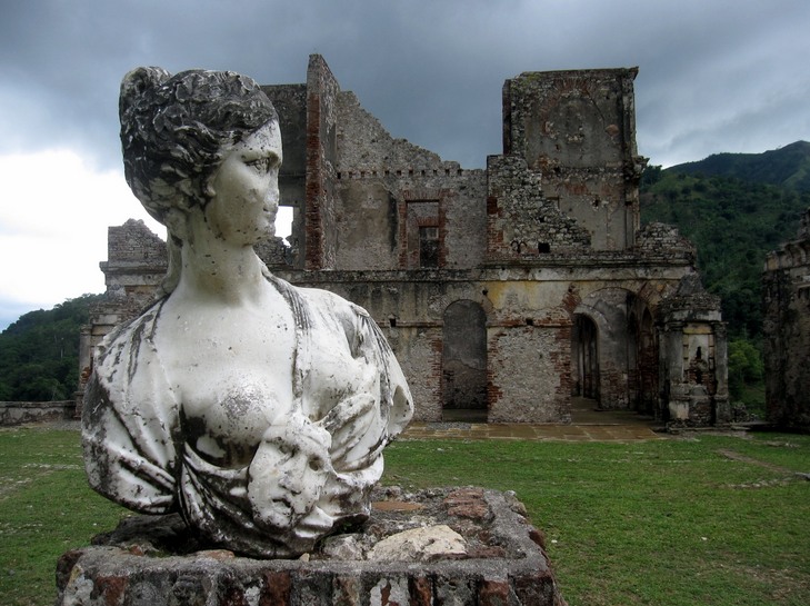 San Souci Palace, Milot Haiti (the palace of slave-rebellion leader Henri Christophe, Sans-Souci Palace, Haiti)