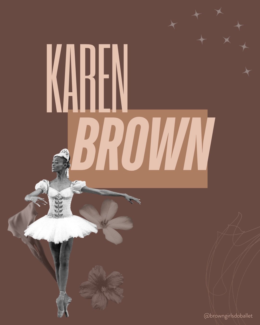 In honor of Black History Month we are featuring some of our favorite quotes from some of our favorite Black dancers 🤎🤎

Next up is Karen Brown ✨
Learn more about India and all the barriers she continues to break over on our Tik Tok!

#browngirlsdo