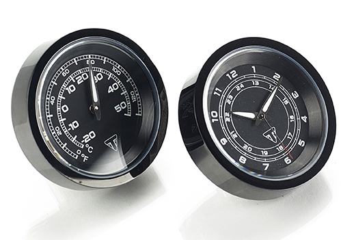 Triumph Motorcycle Clock and Thermometer