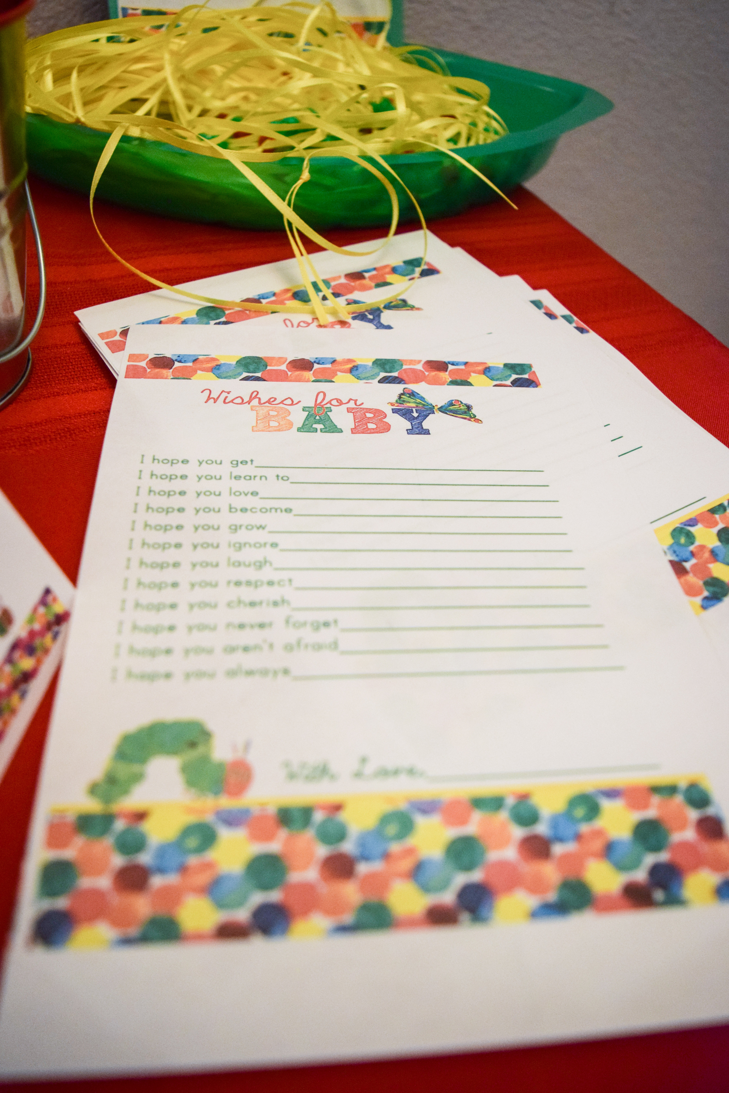 Our Very Hungry Caterpillar Themed Baby Shower