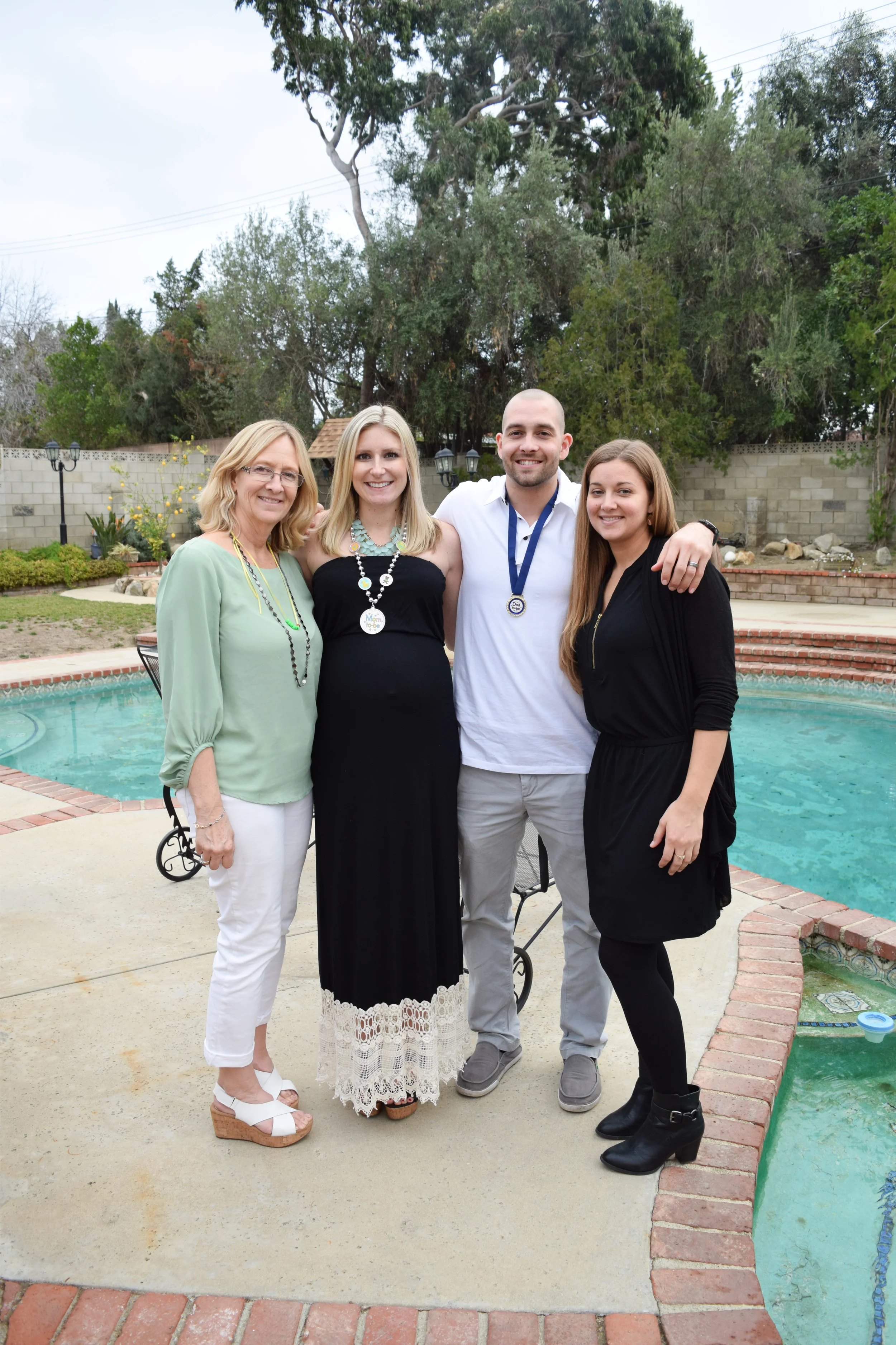 Grandma Linda, Mommy, Daddy, Auntie Kristin