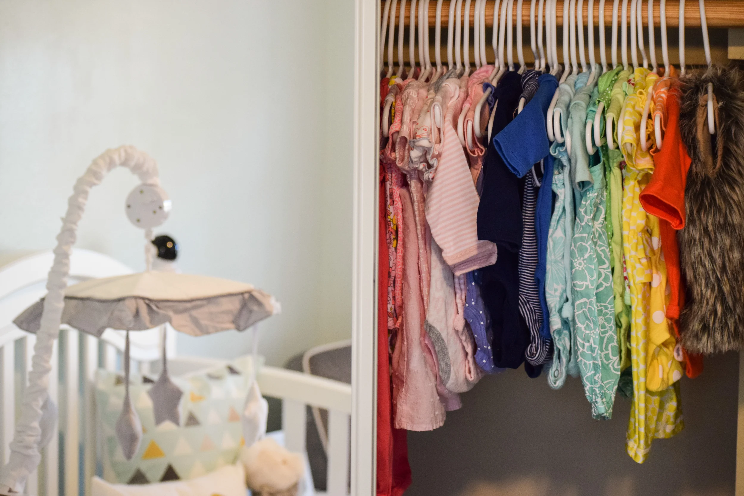 baby girl nursery ideas and decor -- seafoam teal white and grey baby room nursery