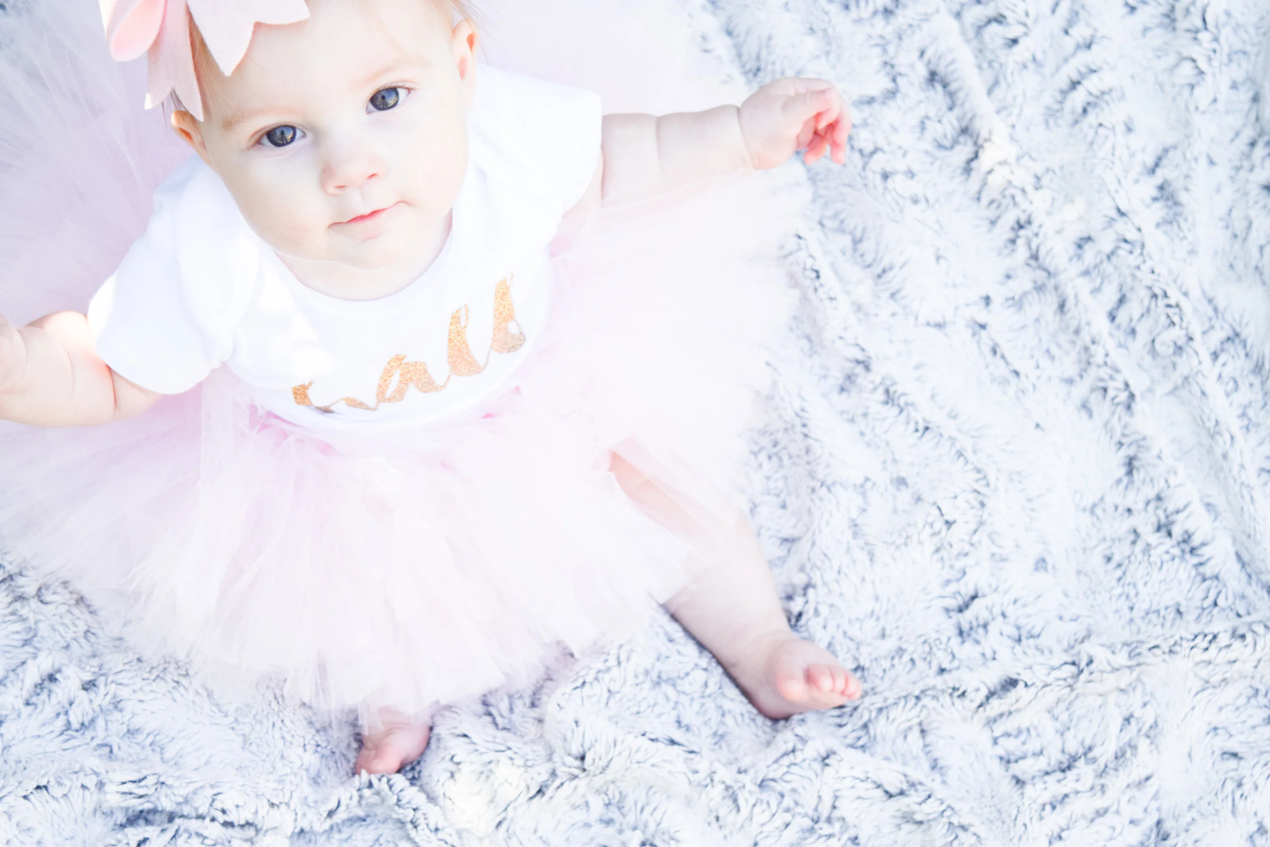 six month birthday outfit, baby half birthday outfit