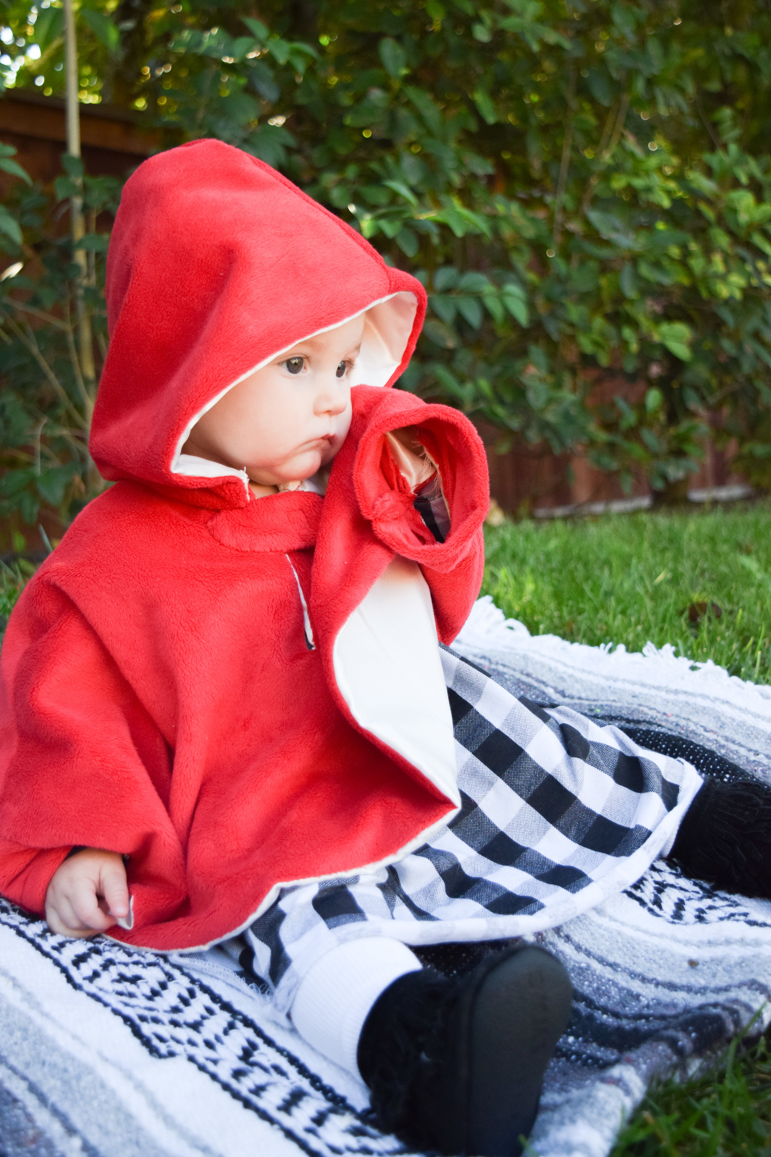 Ava's 1st Halloween - Family Halloween Costume for Three - Little Red Riding Hood Baby Costume