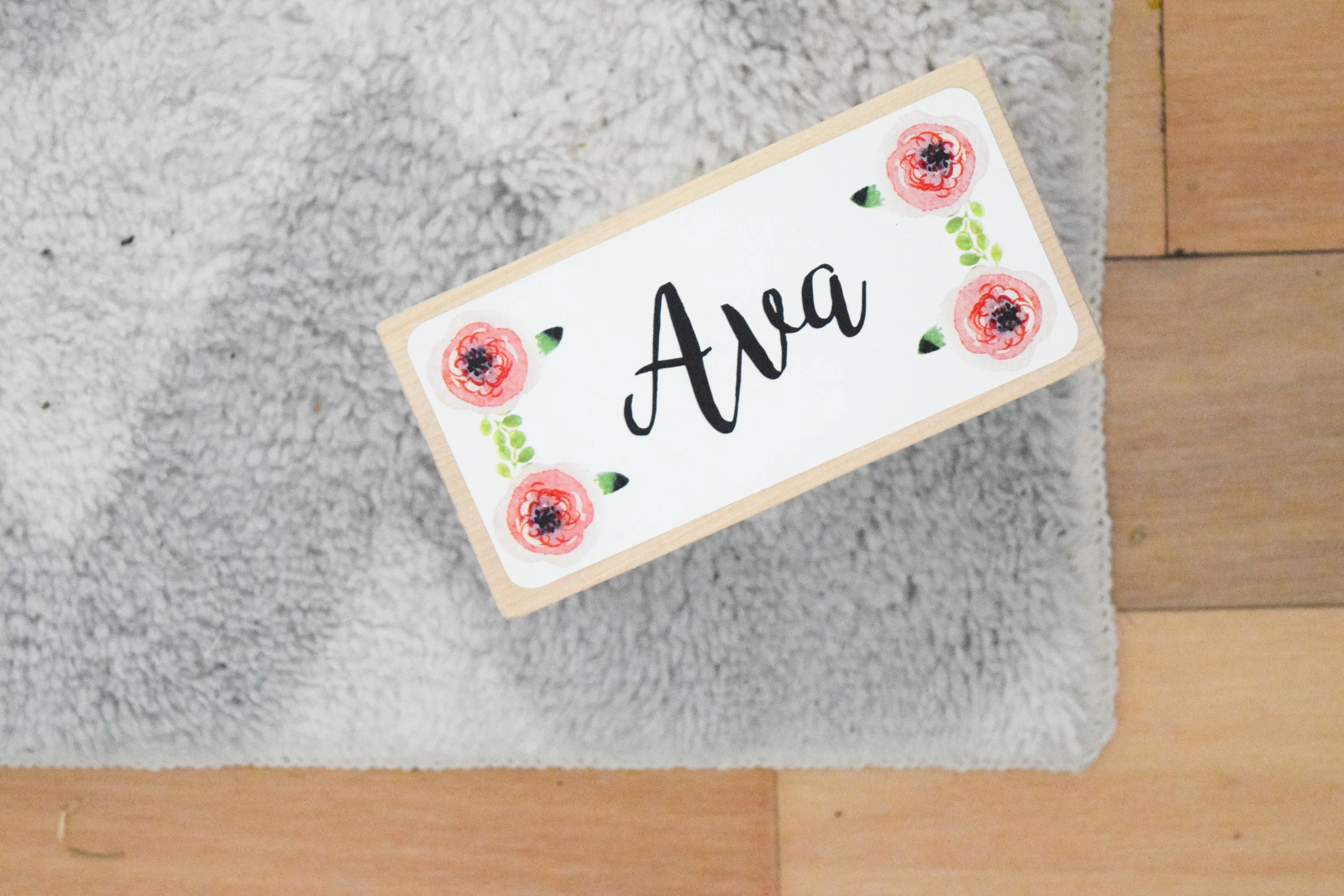 AVA'S 7 MONTH UPDATE | Baby Milestone Blocks GIVEAWAY
