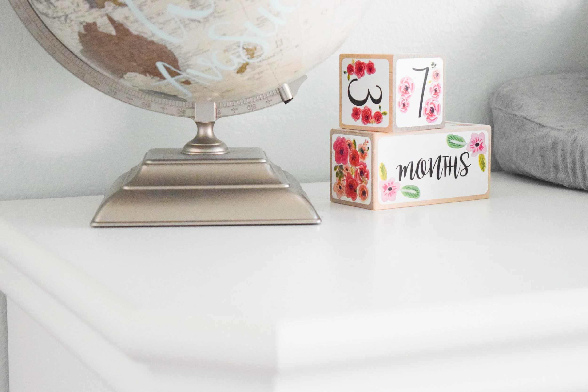 AVA'S 7 MONTH UPDATE | Baby Milestone Blocks GIVEAWAY