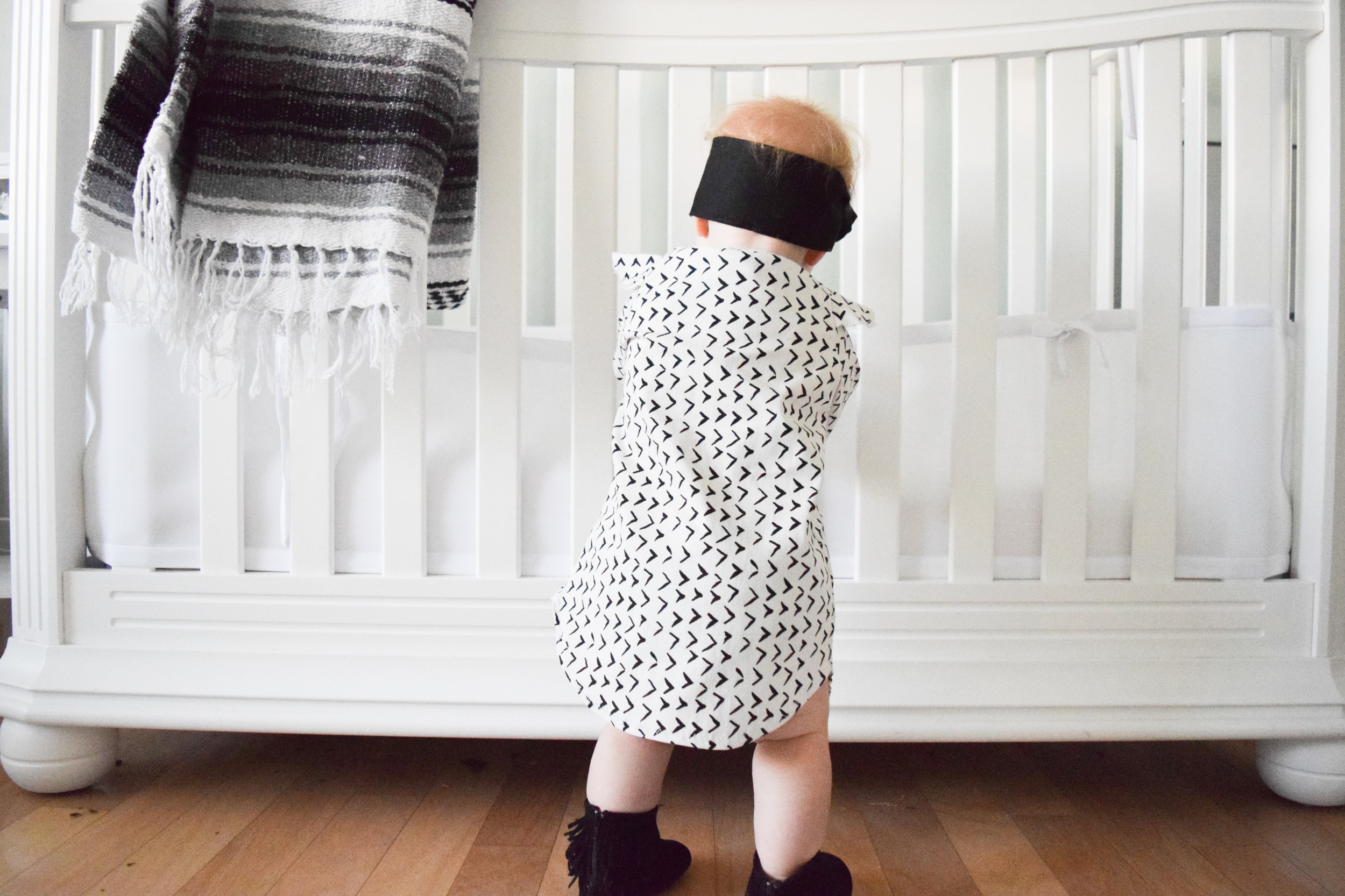 BABY FASHION | Black + White Holiday Kids Dress