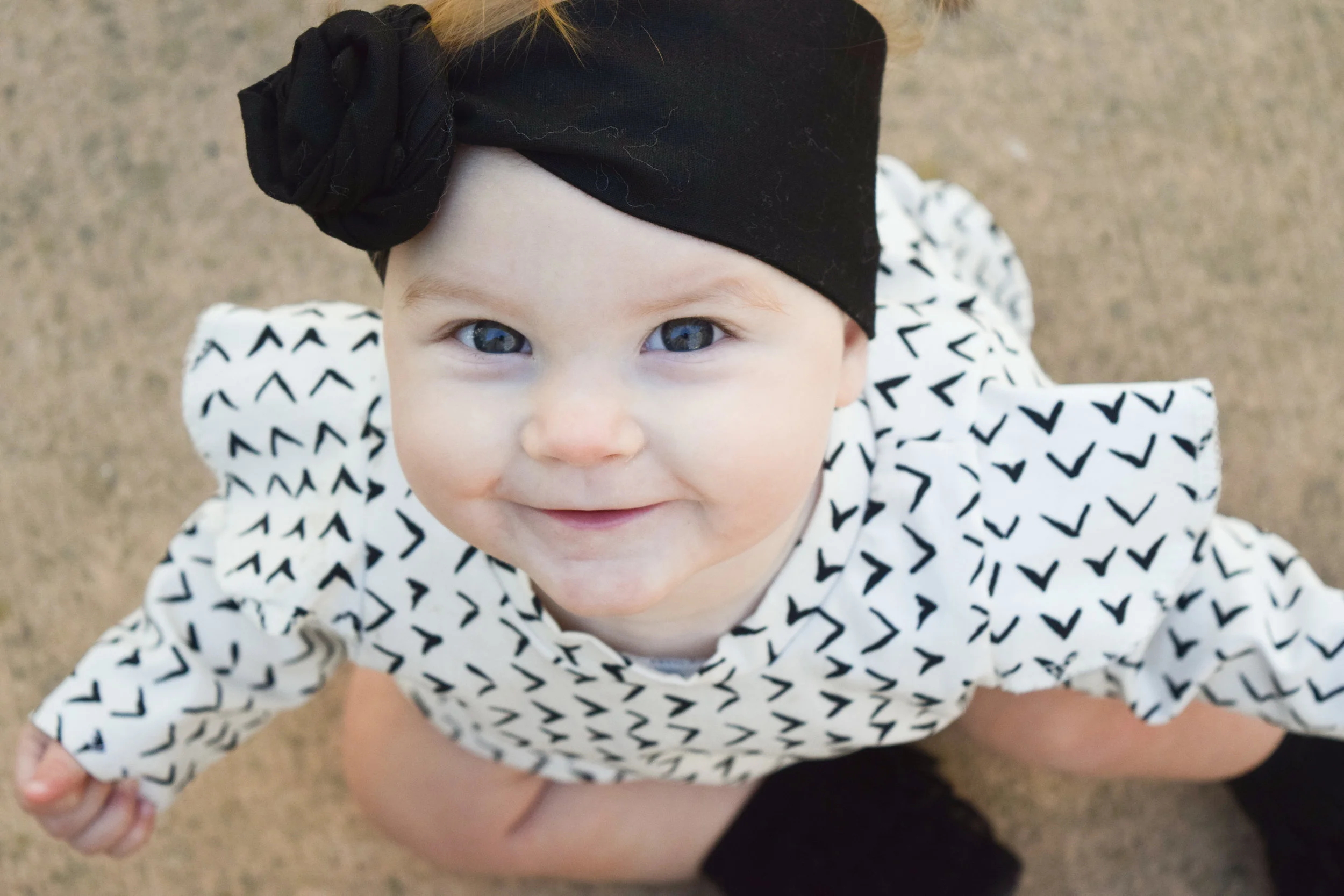 BABY FASHION | Black + White Holiday Kids Dress