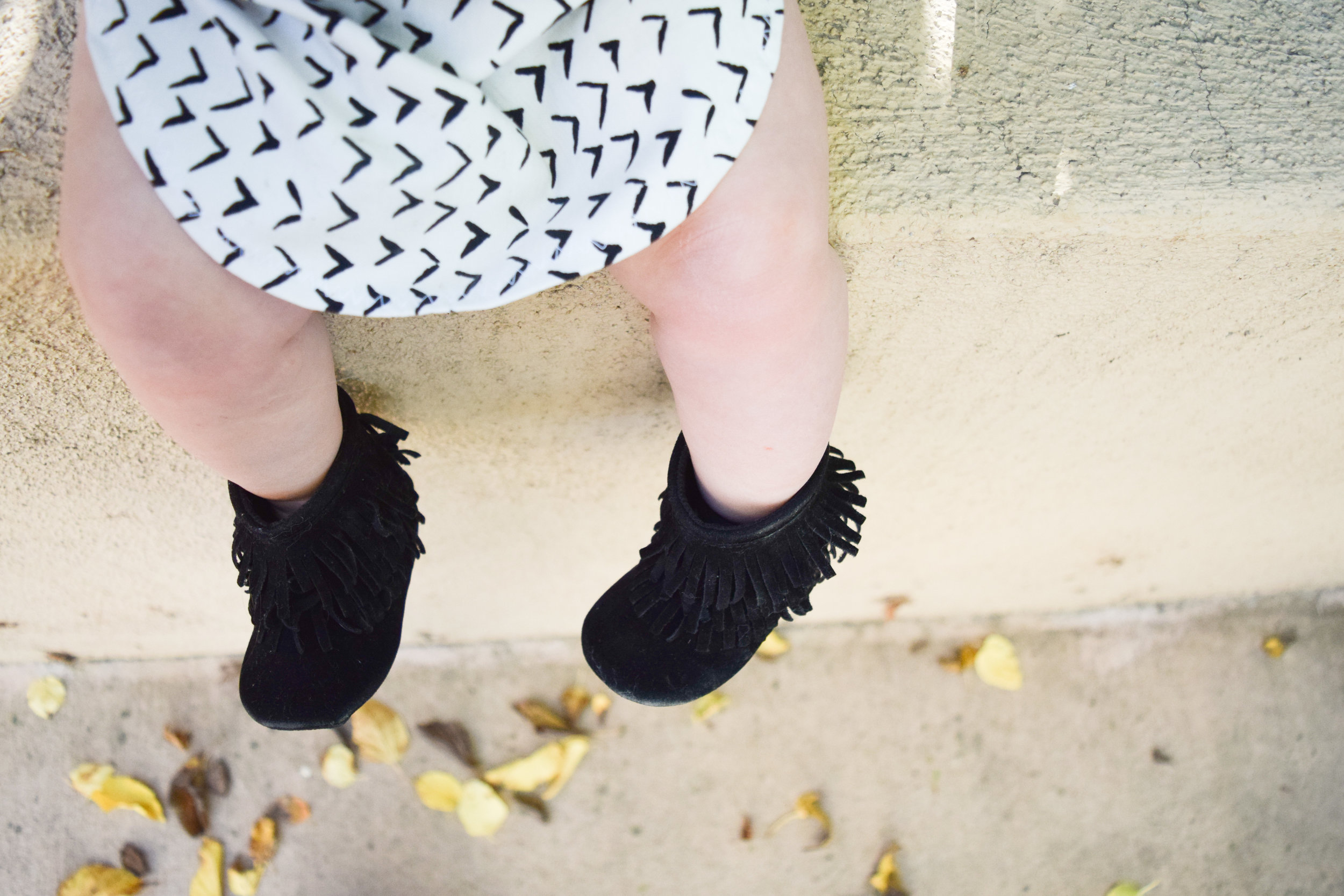 BABY FASHION | Black + White Holiday Kids Dress